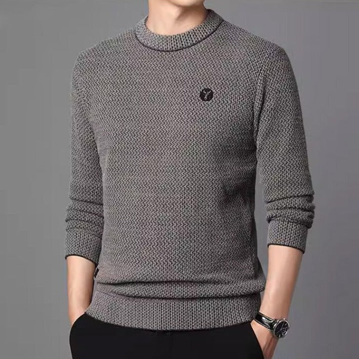 Jens™ Hyggelig strikket trøje til mænd